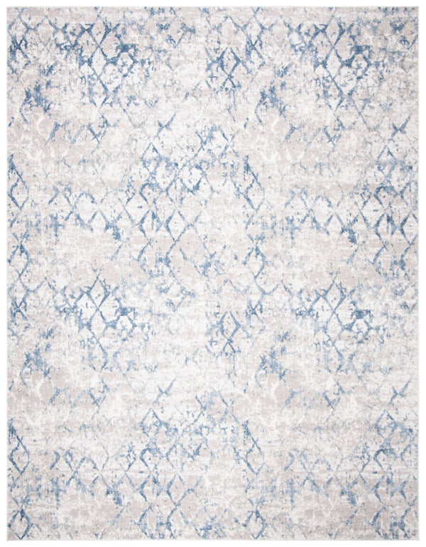 Safavieh Vienna 8' X 10' Light Grey Blue Area Rug - Modern Turkish Design, Plush Comfort & Elegant Style Light Grey ,Blue 75% Polypropylene 25% Shrink Polyester Alas783g-8