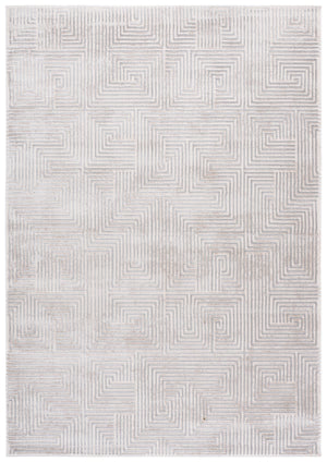 Safavieh Alba Soft Grey & Ivory Area Rug 5'3"X7'6" — Low Profile, Power-Loomed Turkish Blend For Everyday Elegance ALB104F-5