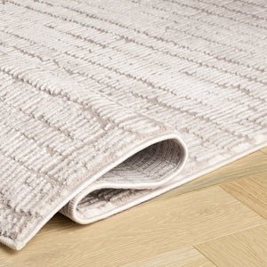 Safavieh Alba Power-Loomed Ivory Beige Area Rug 5'3"X7'6" — Low-Profile Modern Design, Durable Jute Backing ALB122A-5