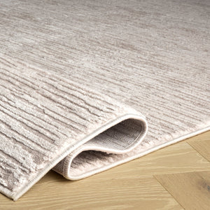 Safavieh Alba Ivory-Beige Minimalist Area Rug 5'3"X7'6" — Low-Profile, Power-Loomed Turkey, Durable Soft Backing ALB124A-5
