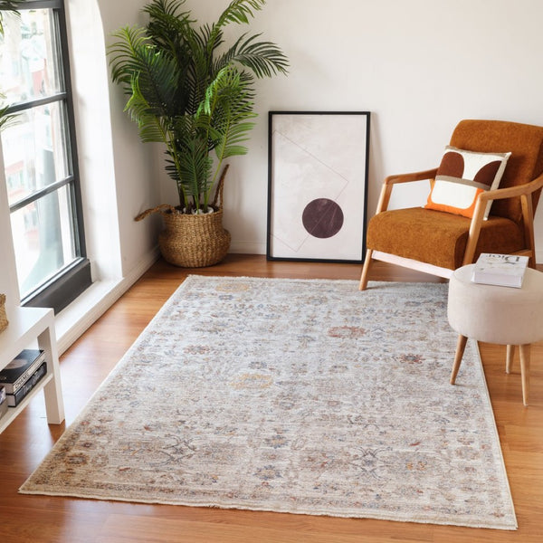 Amer Rugs Albany Vintage Power-loom Area Rug – Timeless Design, Durable Craftsmanship For Any Space Ivory Polyester Alb13656