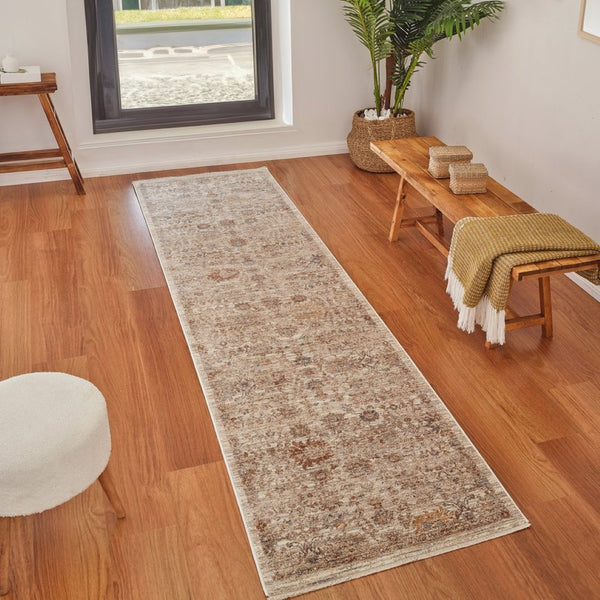 Amer Rugs Albany Vintage Power-loom Area Rug – Timeless Design, Durable Craftsmanship For Any Space Ivory Polyester Alb12610