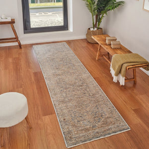 Amer Rugs Albany Vintage Power-loom Area Rug – Timeless Design, Durable Craftsmanship For Any Space Blue Polyester Alb22606