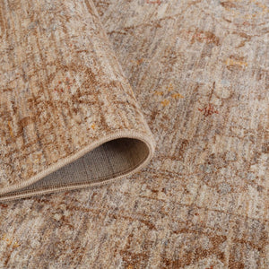 Amer Rugs Albany Vintage Power-loom Area Rug – Timeless Design, Durable Craftsmanship For Any Space Beige Polyester Alb32606