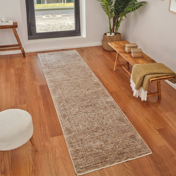 Amer Rugs Albany Vintage Power-loom Area Rug – Timeless Design, Durable Craftsmanship For Any Space Beige Polyester Alb32606