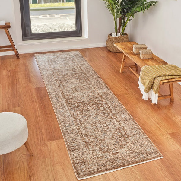 Amer Rugs Albany Vintage Power-loom Area Rug – Timeless Design, Durable Craftsmanship For Any Space Sand Polyester Alb42606
