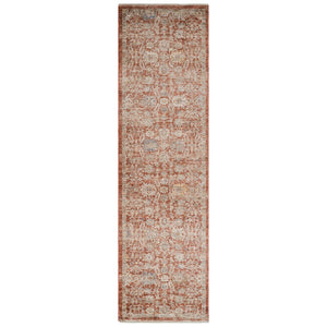 Amer Rugs Albany Vintage Power-loom Area Rug – Timeless Design, Durable Craftsmanship For Any Space Pink Polyester Alb52610