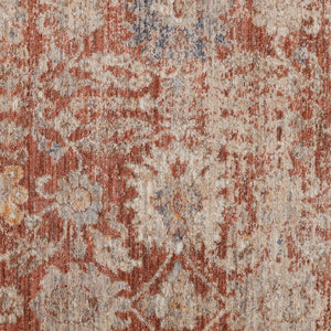 Amer Rugs Albany Vintage Power-loom Area Rug – Timeless Design, Durable Craftsmanship For Any Space Pink Polyester Alb589119