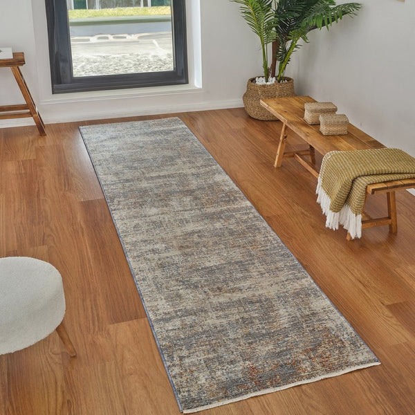Amer Rugs Albany Vintage Power-loom Area Rug – Timeless Design, Durable Craftsmanship For Any Space Gray Polyester Alb62606