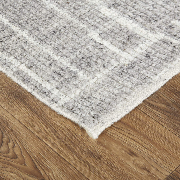 Feizy Rugs Alford Hand-Knotted Wool Area Rug Checkered Geometric Pattern for Large Living Rooms ALF6913FCHL000J55