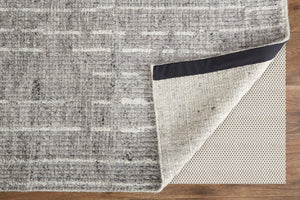 Feizy Rugs Alford Hand-Knotted Wool Area Rug Checkered Geometric Pattern for Large Living Rooms ALF6913FCHL000J55
