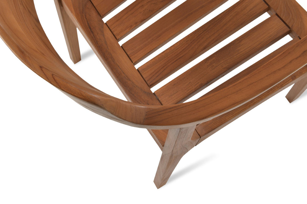 Soho Concept Alfresco Armchair: Premium Solid Teak Wood, Waterproof Cushions, Stylish Outdoor Seating Solution Natural  Soho-concept-dining-chair-14022