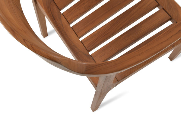 Soho Concept Alfresco Armchair: Premium Solid Teak Wood, Waterproof Cushions, Stylish Outdoor Seating Solution Natural  Soho-concept-dining-chair-14022