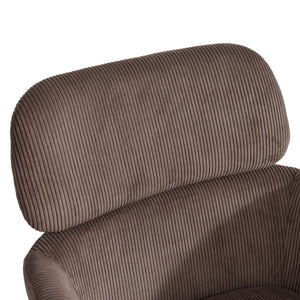 Lh Imports Allegra Dining Chair - Stylish Upholstered Comfort With Durable Metal Legs For Your Home Decor Brown Polyester,Foam,Iron,Plywood Alg025-cbr