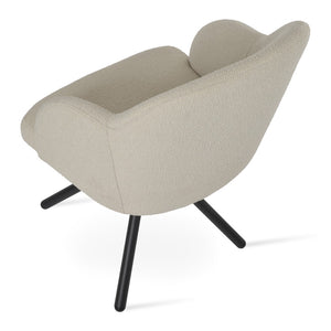 Soho Concept Avanos Stick Swivel Chair - Stylish Dining With Metal Bases, Durable Fabrics & 10-year Guarantee Options Black,White Steel Tube Soho-concept-dining-chair-00032