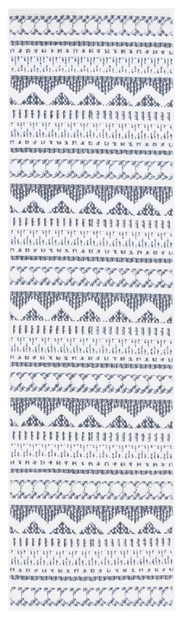 Safavieh Alamo Sophisticated Charcoal And Ivory Runner Rug - Timeless Elegance For Modern Home Décor Charcoal ,Ivory Polyester Alm716h-9