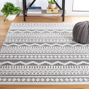 Safavieh Alamo Sophisticated Charcoal And Ivory Runner Rug - Timeless Elegance For Modern Home Décor Charcoal ,Ivory Polyester Alm716h-9