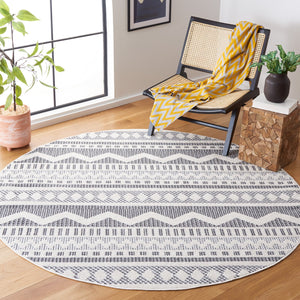 Safavieh Alamo Sophisticated Charcoal And Ivory Runner Rug - Timeless Elegance For Modern Home Décor Charcoal ,Ivory Polyester Alm716h-9