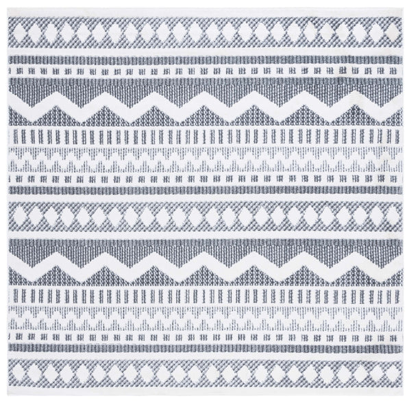 Safavieh Alamo Sophisticated Charcoal And Ivory Runner Rug - Timeless Elegance For Modern Home Décor Charcoal ,Ivory Polyester Alm716h-9