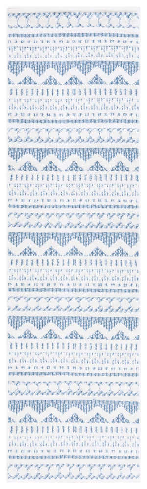 Safavieh Alamo Sophisticated Charcoal And Ivory Runner Rug - Timeless Elegance For Modern Home Décor Blue ,Ivory Polyester Alm716m-5