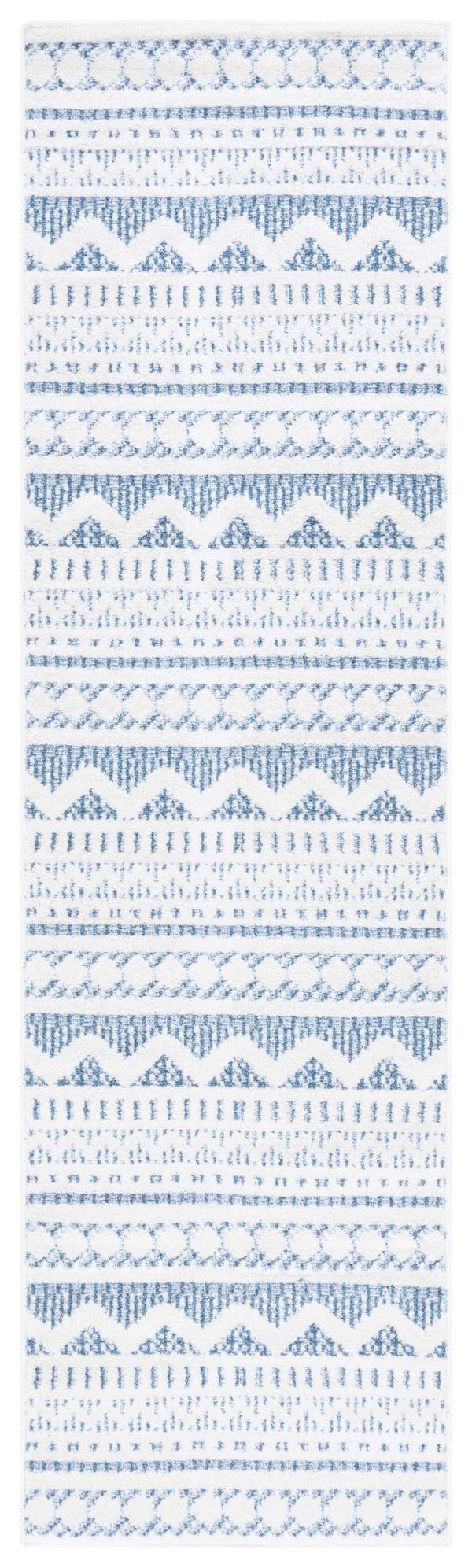 Safavieh Alamo Sophisticated Charcoal And Ivory Runner Rug - Timeless Elegance For Modern Home Décor Blue ,Ivory Polyester Alm716m-5