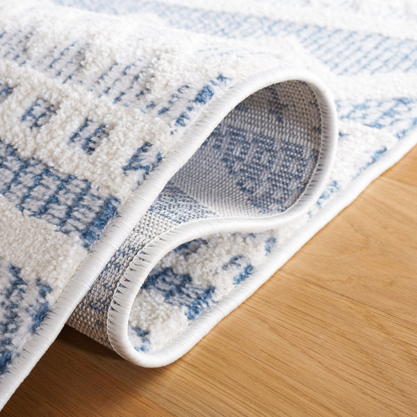 Safavieh Alamo Sophisticated Charcoal And Ivory Runner Rug - Timeless Elegance For Modern Home Décor Blue ,Ivory Polyester Alm716m-5