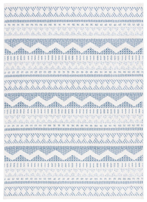 Safavieh Alamo Sophisticated Charcoal And Ivory Runner Rug - Timeless Elegance For Modern Home Décor Blue ,Ivory Polyester Alm716m-5