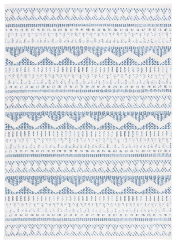 Safavieh Alamo Sophisticated Charcoal And Ivory Runner Rug - Timeless Elegance For Modern Home Décor Blue ,Ivory Polyester Alm716m-5