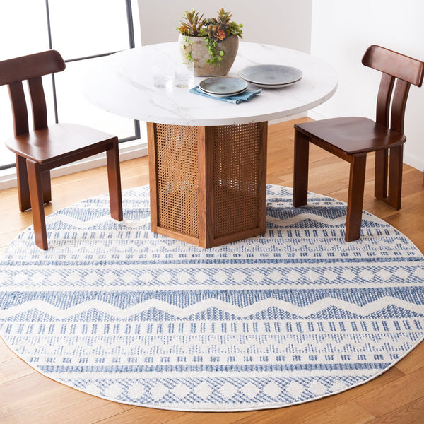 Safavieh Alamo Sophisticated Charcoal And Ivory Runner Rug - Timeless Elegance For Modern Home Décor Blue ,Ivory Polyester Alm716m-5