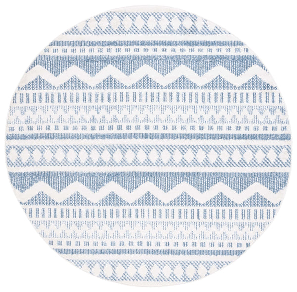 Safavieh Alamo Sophisticated Charcoal And Ivory Runner Rug - Timeless Elegance For Modern Home Décor Blue ,Ivory Polyester Alm716m-5