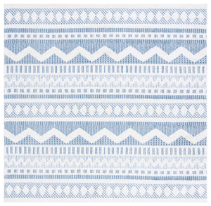 Safavieh Alamo Sophisticated Charcoal And Ivory Runner Rug - Timeless Elegance For Modern Home Décor Blue ,Ivory Polyester Alm716m-5