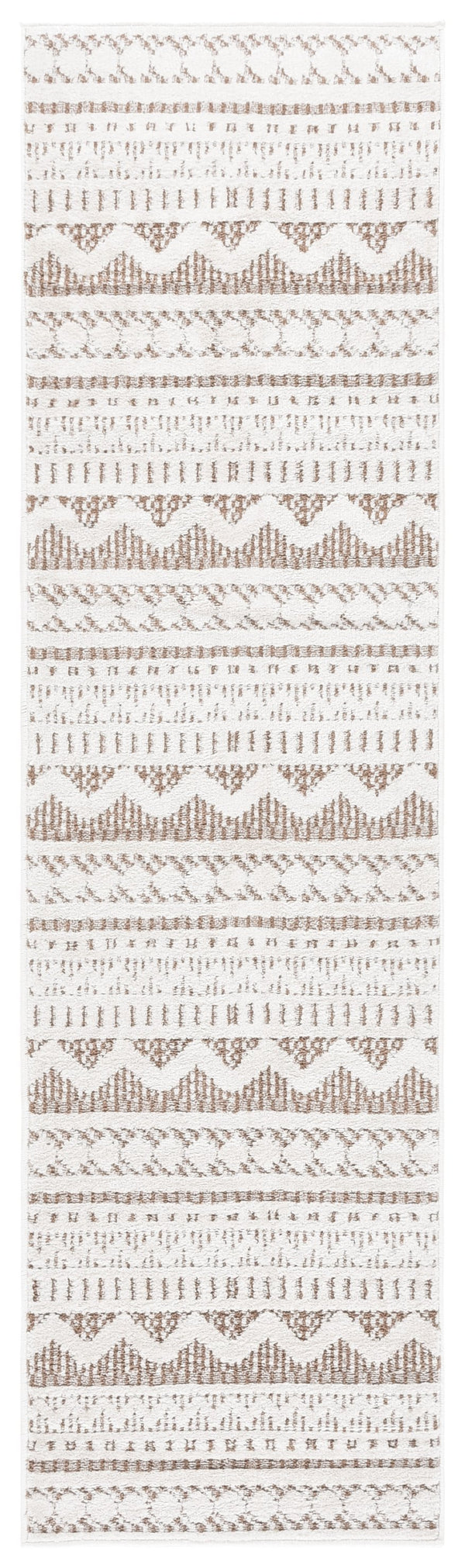 Safavieh Alamo Sophisticated Charcoal And Ivory Runner Rug - Timeless Elegance For Modern Home Décor Taupe ,Ivory Polyester Alm716t-5