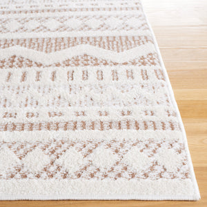 Safavieh Alamo Sophisticated Charcoal And Ivory Runner Rug - Timeless Elegance For Modern Home Décor Taupe ,Ivory Polyester Alm716t-5