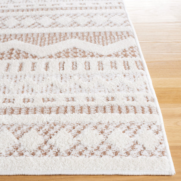 Safavieh Alamo Sophisticated Charcoal And Ivory Runner Rug - Timeless Elegance For Modern Home Décor Taupe ,Ivory Polyester Alm716t-5