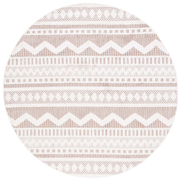 Safavieh Alamo Sophisticated Charcoal And Ivory Runner Rug - Timeless Elegance For Modern Home Décor Taupe ,Ivory Polyester Alm716t-5