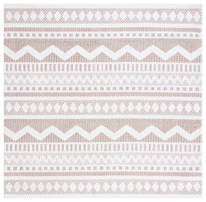 Safavieh Alamo Sophisticated Charcoal And Ivory Runner Rug - Timeless Elegance For Modern Home Décor Taupe ,Ivory Polyester Alm716t-5