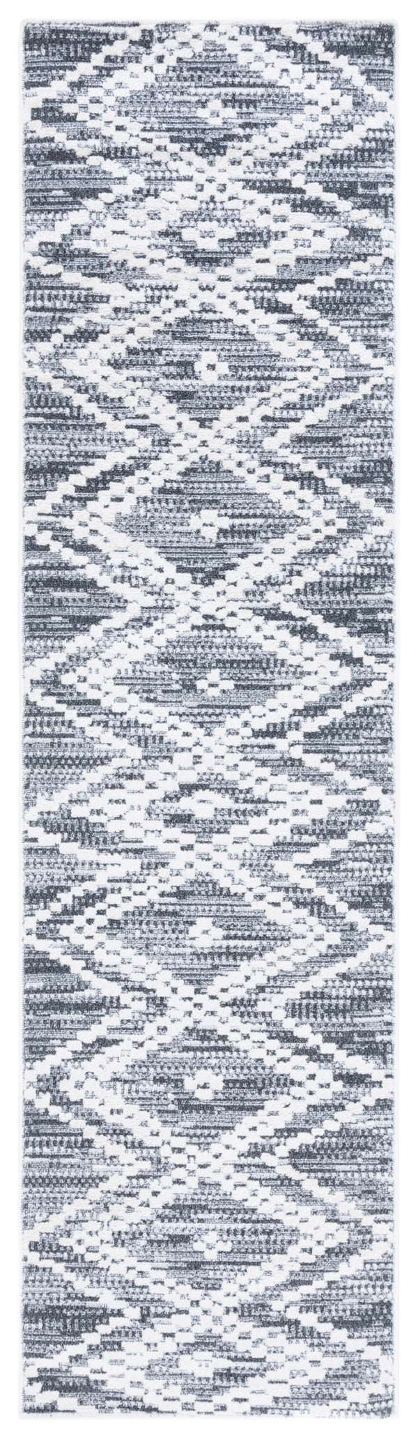 Safavieh Alamo Area Rug - Modern Charcoal And Ivory Design, Plush Polyester, Oeko-tex Certified Luxury Decor Charcoal ,Ivory Polyester Alm717h-9