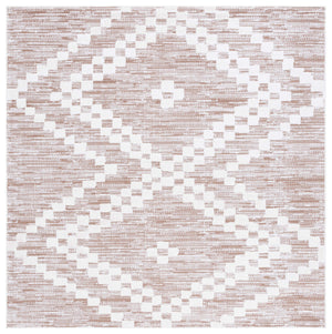Safavieh Alamo Area Rug - Modern Charcoal And Ivory Design, Plush Polyester, Oeko-tex Certified Luxury Decor Taupe ,Ivory Polyester Alm717t-5