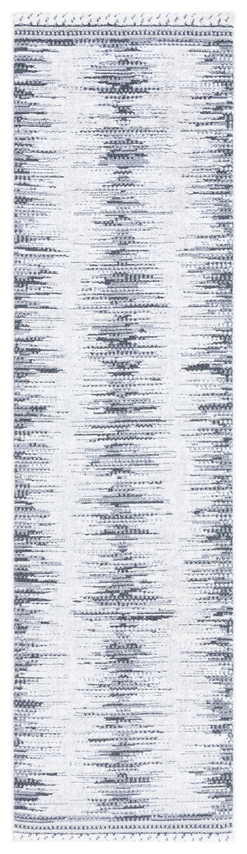 Safavieh Alamo Elegant Power-loomed Area Rug - Plush Comfort, Timeless Design, Oeko-tex Certified Quality Grey ,Charcoal Polyester Alm732h-7sq