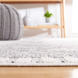 Safavieh Alamo Elegant Power-loomed Area Rug - Plush Comfort, Timeless Design, Oeko-tex Certified Quality Grey ,Charcoal Polyester Alm732h-7sq