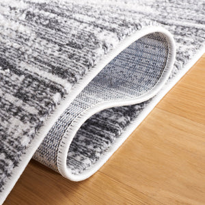 Safavieh Alamo Elegant Power-loomed Area Rug - Plush Comfort, Timeless Design, Oeko-tex Certified Quality Grey ,Charcoal Polyester Alm732h-7sq