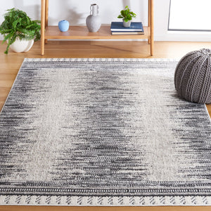 Safavieh Alamo Elegant Power-loomed Area Rug - Plush Comfort, Timeless Design, Oeko-tex Certified Quality Grey ,Charcoal Polyester Alm732h-7sq