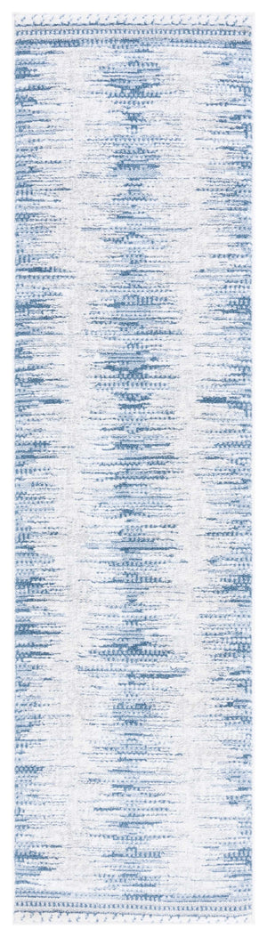 Safavieh Alamo Elegant Power-loomed Area Rug - Plush Comfort, Timeless Design, Oeko-tex Certified Quality Grey ,Blue Polyester Alm732m-28