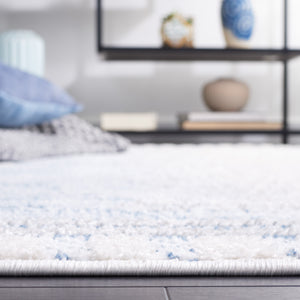 Safavieh Alamo Elegant Power-loomed Area Rug - Plush Comfort, Timeless Design, Oeko-tex Certified Quality Grey ,Blue Polyester Alm732m-28