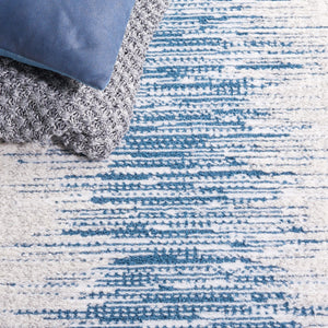 Safavieh Alamo Elegant Power-loomed Area Rug - Plush Comfort, Timeless Design, Oeko-tex Certified Quality Grey ,Blue Polyester Alm732m-28