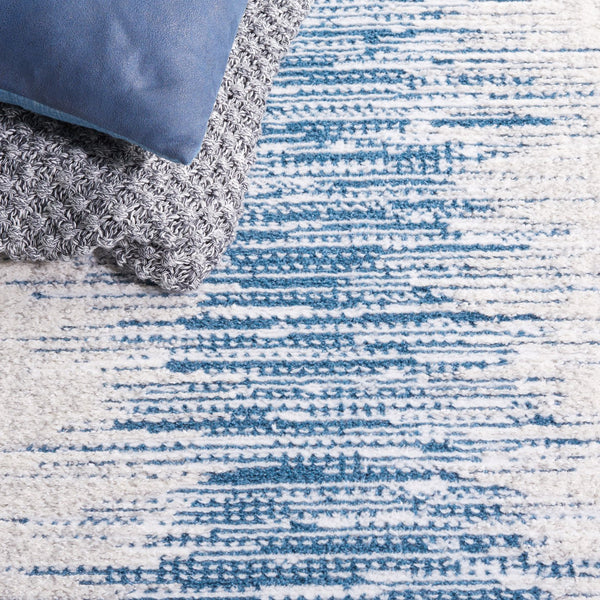 Safavieh Alamo Elegant Power-loomed Area Rug - Plush Comfort, Timeless Design, Oeko-tex Certified Quality Grey ,Blue Polyester Alm732m-28