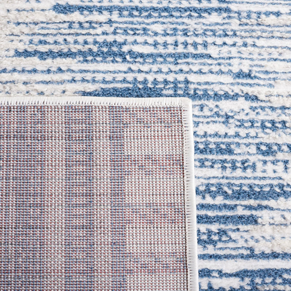 Safavieh Alamo Elegant Power-loomed Area Rug - Plush Comfort, Timeless Design, Oeko-tex Certified Quality Grey ,Blue Polyester Alm732m-28