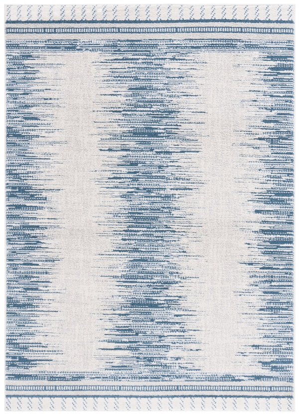 Safavieh Alamo Elegant Power-loomed Area Rug - Plush Comfort, Timeless Design, Oeko-tex Certified Quality Grey ,Blue Polyester Alm732m-28