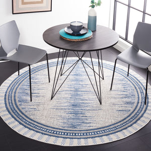 Safavieh Alamo Elegant Power-loomed Area Rug - Plush Comfort, Timeless Design, Oeko-tex Certified Quality Grey ,Blue Polyester Alm732m-28