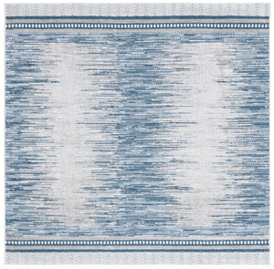 Safavieh Alamo Elegant Power-loomed Area Rug - Plush Comfort, Timeless Design, Oeko-tex Certified Quality Grey ,Blue Polyester Alm732m-28